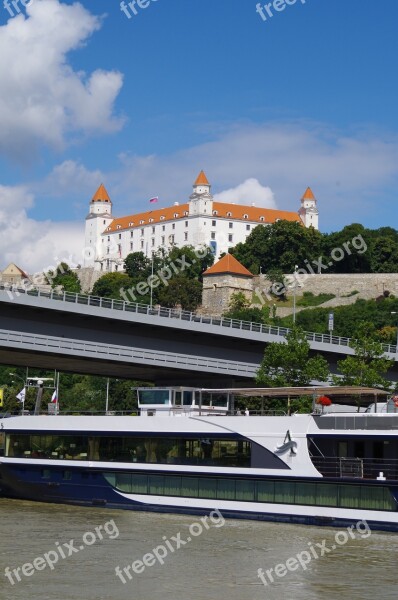 Bratislava Slovakia Castle City Danube