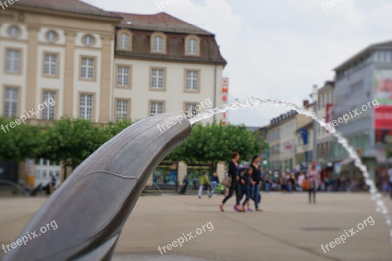 Kassel Downtown Königsplatz Center Water Feature