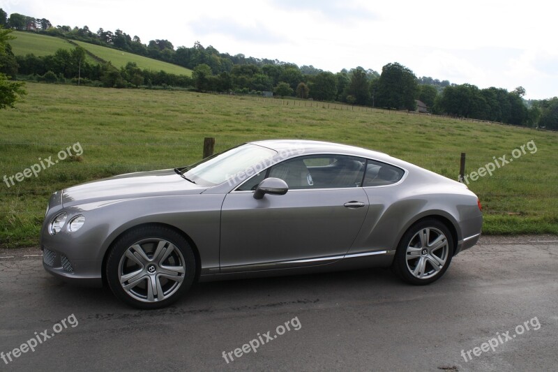 Car Bentley Continental Supercar Free Photos