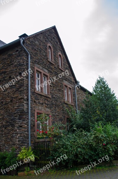 Historic Center Mosel Stone House House House Facade