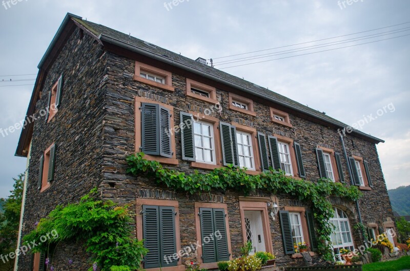 Historic Center Mosel House Facade Building Facade