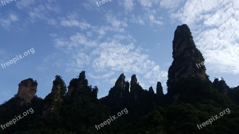 Mountain Zhangjiajie People's Republic Of China Free Photos