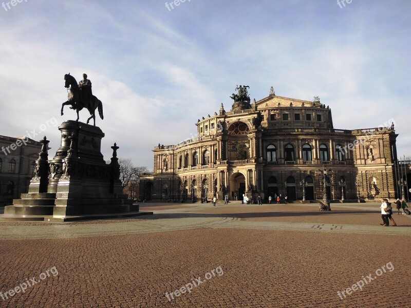 Dresden Building Architecture Historic Center Frauenkirche Dresden