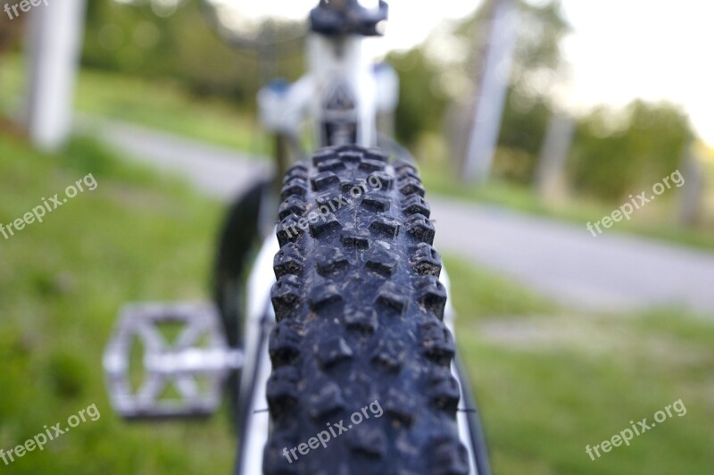 Mountain Biking Tire Wheel Bike Path