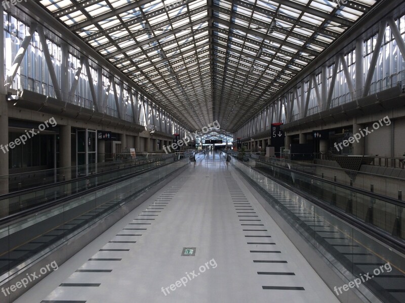 Tokyo Tokyo Big Sight Japan International Exhibition Center Ariake Moving Walkway