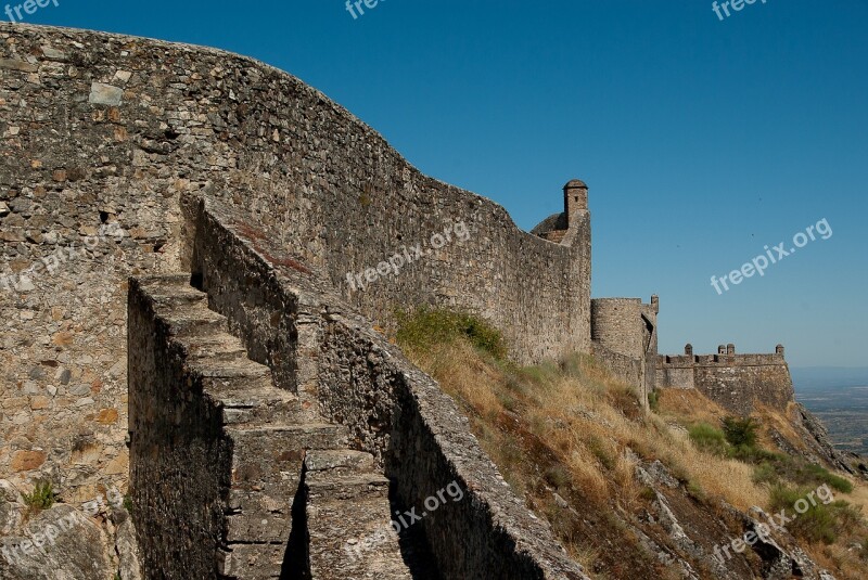 Portugal Marvão Ramparts Fortifications Medieval Village