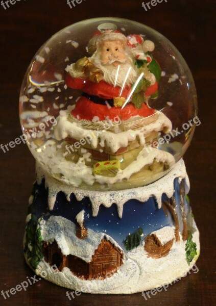 Sphere Winter Decoration Christmas Decoration Snow Nicholas