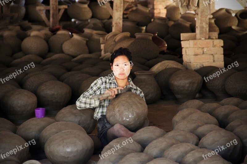 Pottery Potters Woman Pots Sound