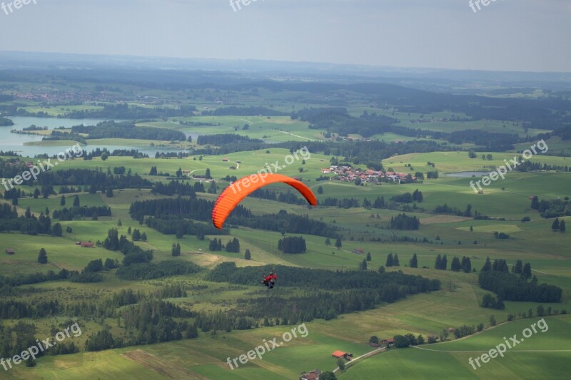 Sliding Screen Crack Paragliding Air Sports Means Of Transport Summer