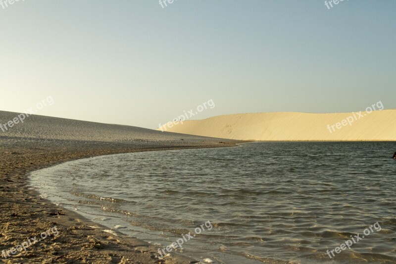 Desert Loneliness Agua Landscape Mountains