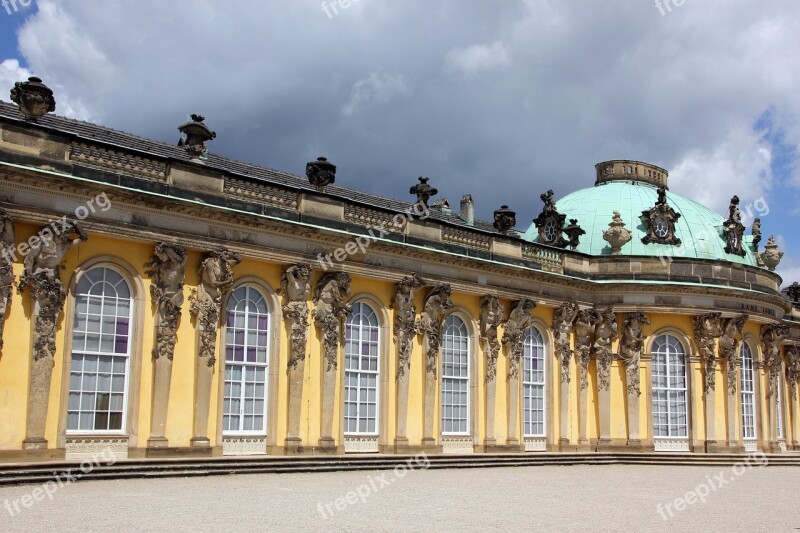 Potsdam Sanssouci Park Sanssouci New Palais Castle