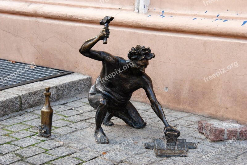 Bacchus Image Brass Drink Drinking