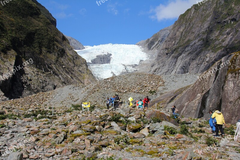 Ice Glacier Cold Walk Stone