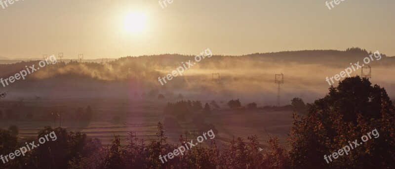 Sunrise Veil Mystical Atmosphere Mood