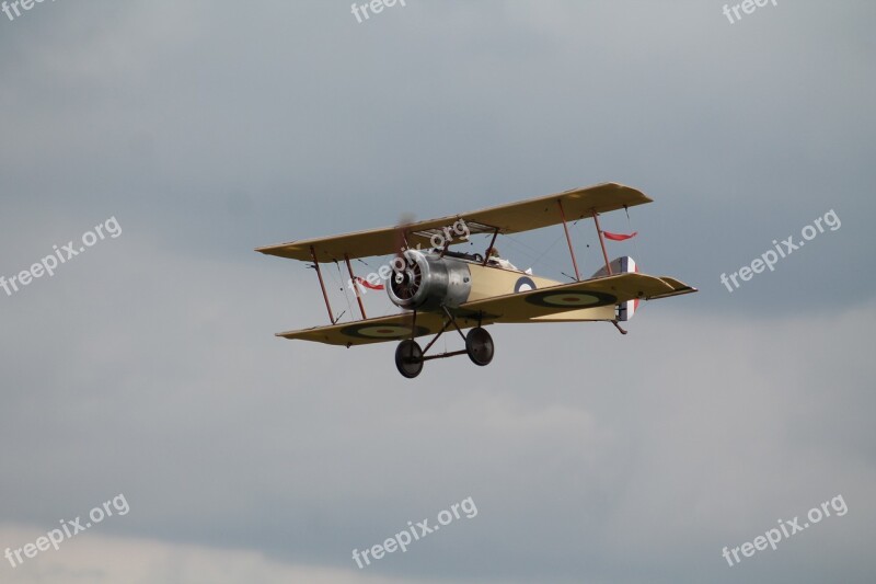 Double Decker Aircraft Oldtimer Propeller Propeller Plane