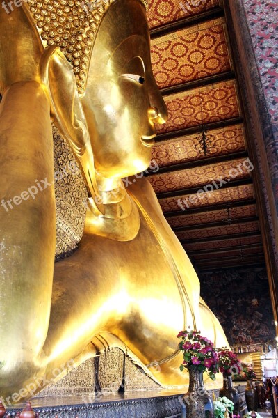 Bangkok Thailand Buddha Asia Gold