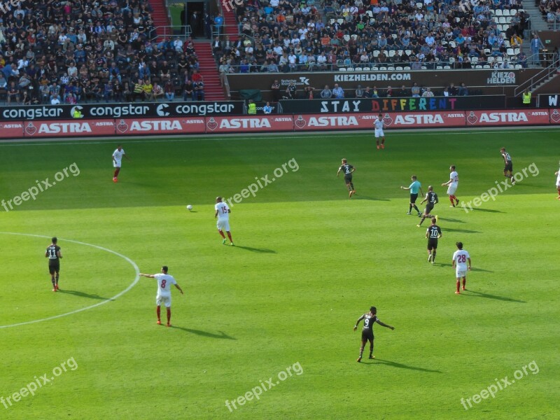 Football St Pauli Seville Friendly Match Hamburg