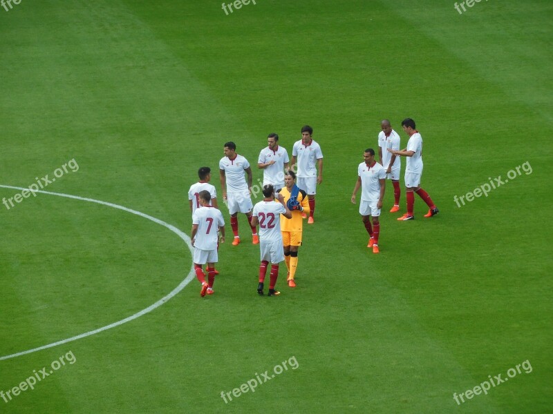 Football St Pauli Seville Friendly Match Hamburg