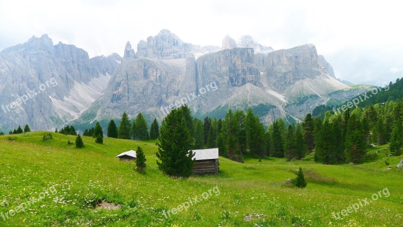 Mountains Mountain World South Tyrol Nature Dolomites