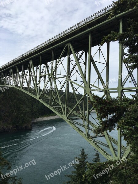 Deception Pass Wa Water Washington Outdoors