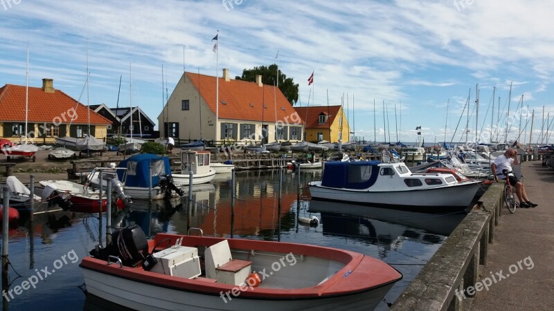 Port Water Dragør Ships Fishing