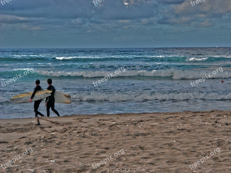 Sea Onda Photoshop Manipulation Clouds Free Photos