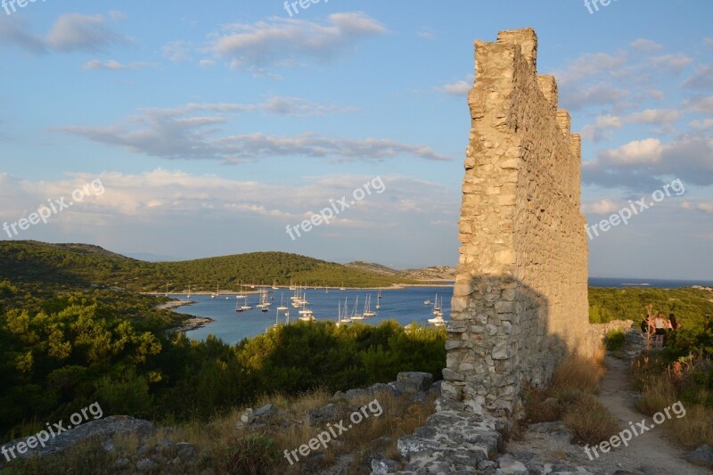 Kornati Islands Zirje Croatia Dalmatia Byzantine Fortress