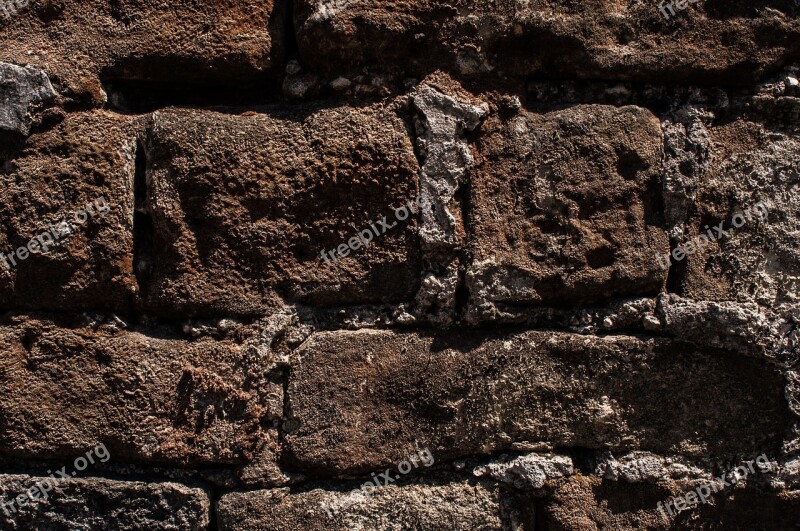 Brick Wall Cement Red Indonesia Rotterdam Fortress