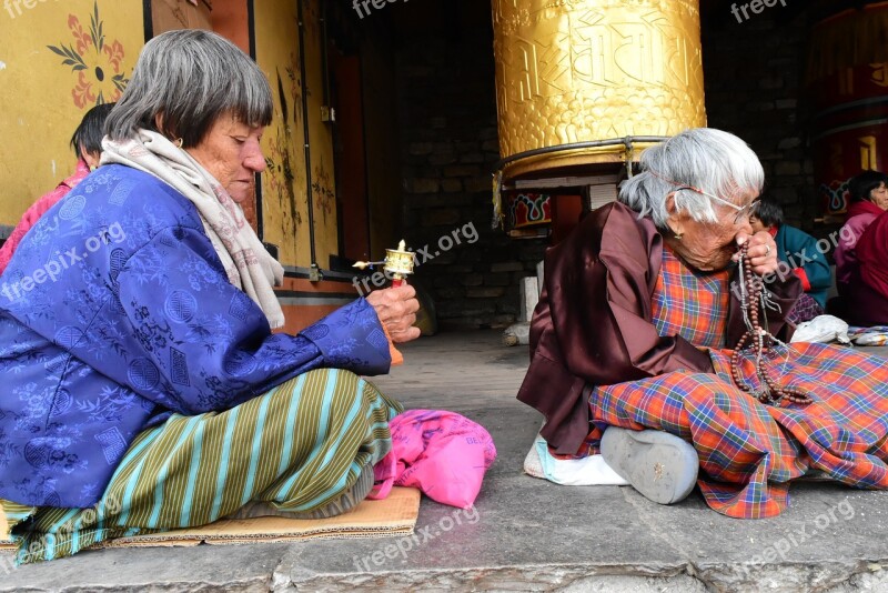 Old Women Old Age Religion Senior Elderly