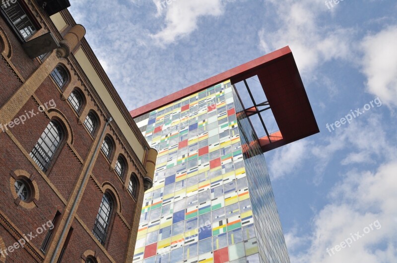 Architecture Düsseldorf Commercial Port Building Mirroring