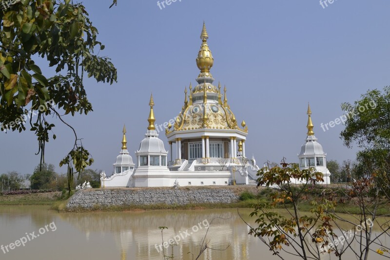 Thailand Temple Buddhism White Temple Temple Complex