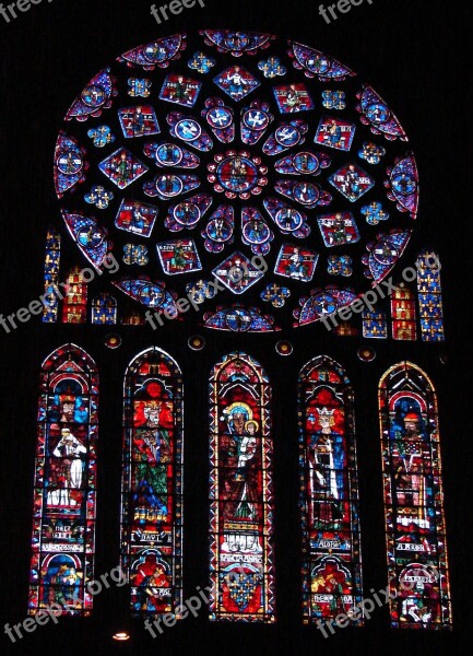 Window Mosaic Stained Church Catholic