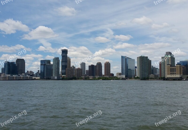 New York River Hudson River New York City Nyc