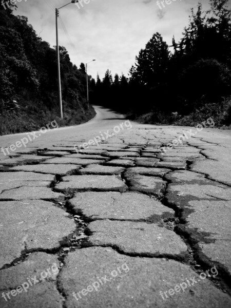 Road Asphalt Way Outdoor Drive