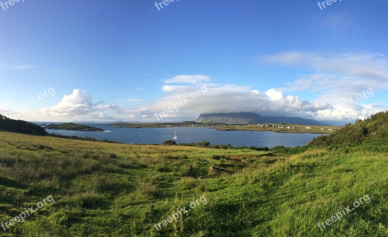 Scotland Isle Of Mull Ardtun Mull Water