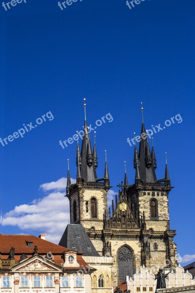 Church Týn Church Prague Dom Roman Catholic Church