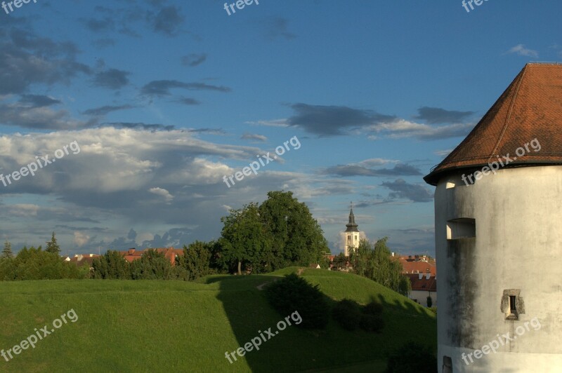 Old Town Varazdin Croatia Europe Town