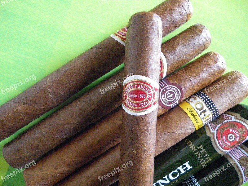 Cigar Cuba Romeo Julieta Y Monte Cristo Free Photos