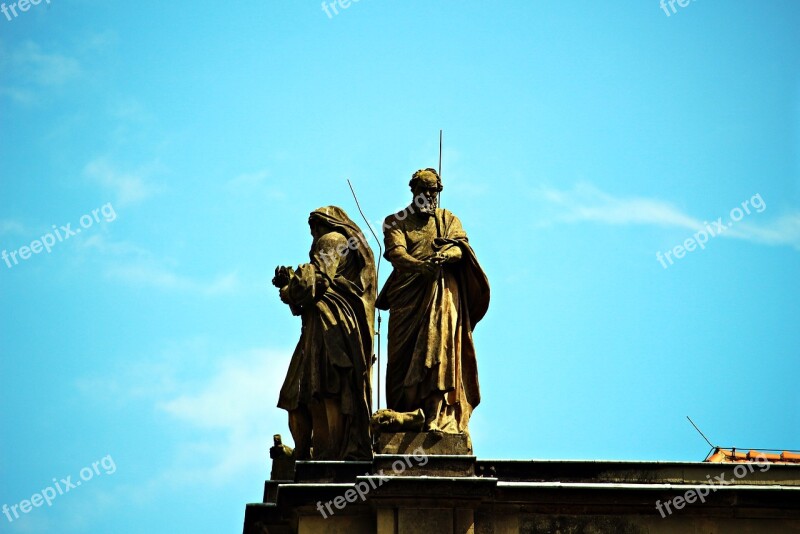 Statues Ludwigslust-parchim Castle Figure Sculpture