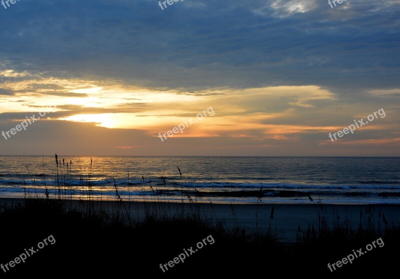 Myrtle Beach South Carolina Sunset Evening