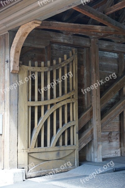 Wooden Bridge Customs Bridge Goal Trusses Holzjoche