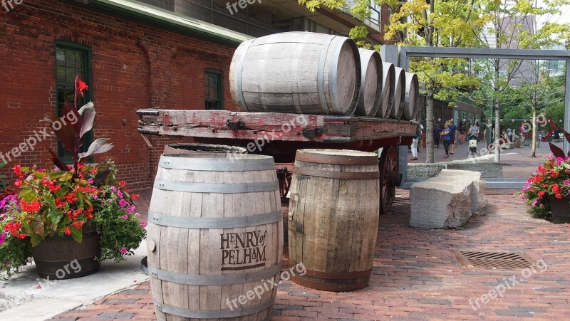 Canada Toronto Big City Facade Barrels