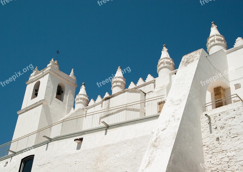 Portugal Village Church Medieval Village Façades