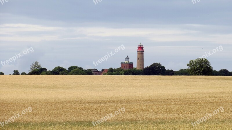 Cape Arkona Rügen Cliff Lighthouses Warning Signal