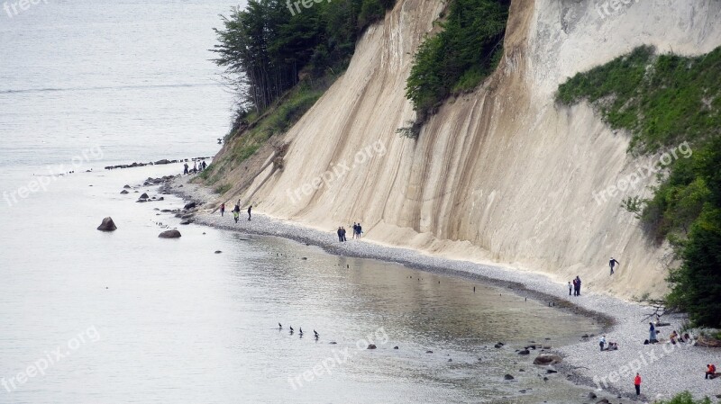 High Shore Trail View White Cliffs Rügen Sassnitz