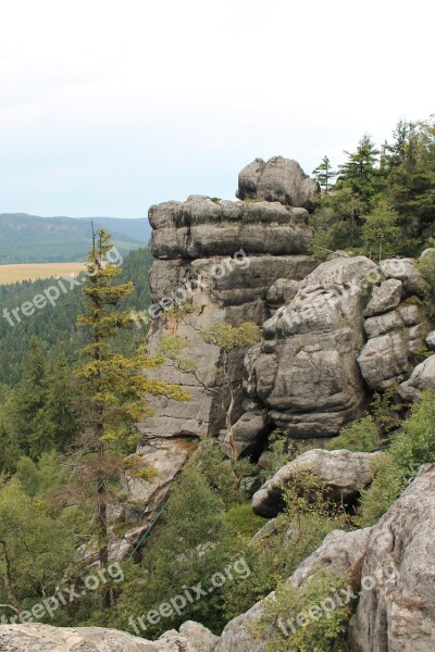 Erratic Rocks Kudowa Zdrój The National Park Table Mountains Free Photos