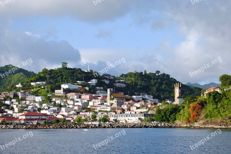 Grenada Caribbean Island West Indies Sea