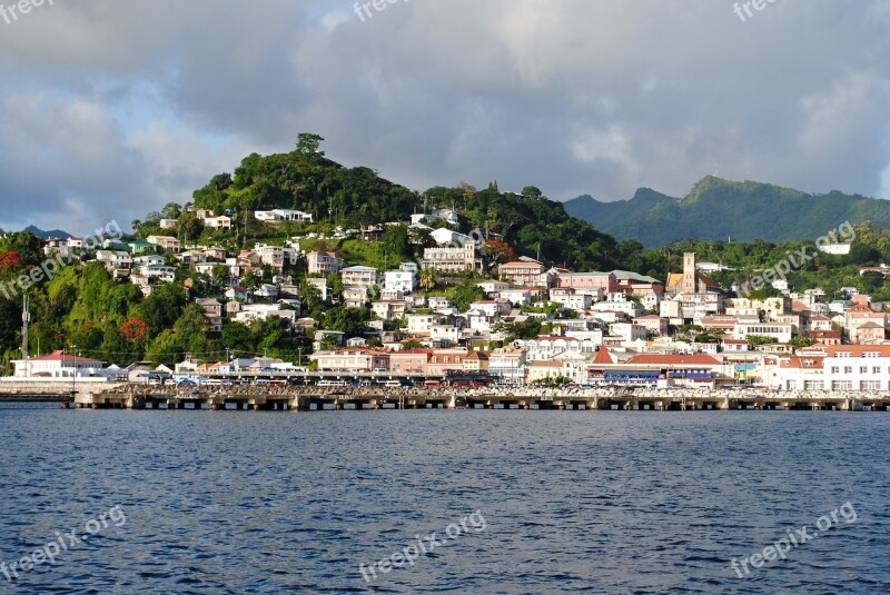 Grenada Caribbean Island West Indies Sea