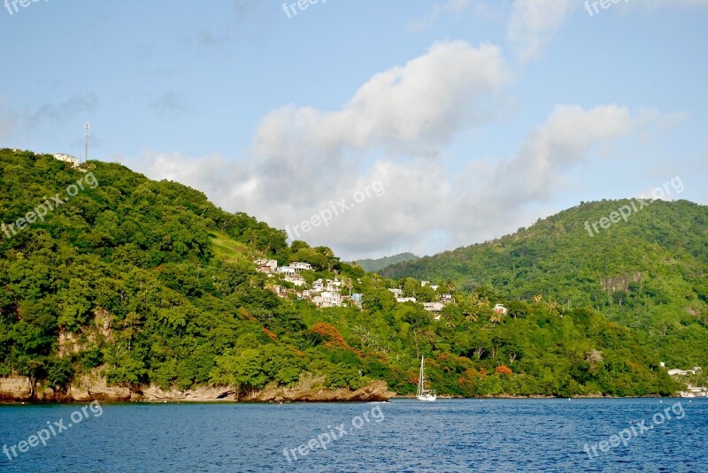 Grenada Caribbean Island West Indies Sea