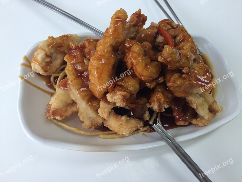 Cooking Food Delicious Dining Sweet And Sour Pork